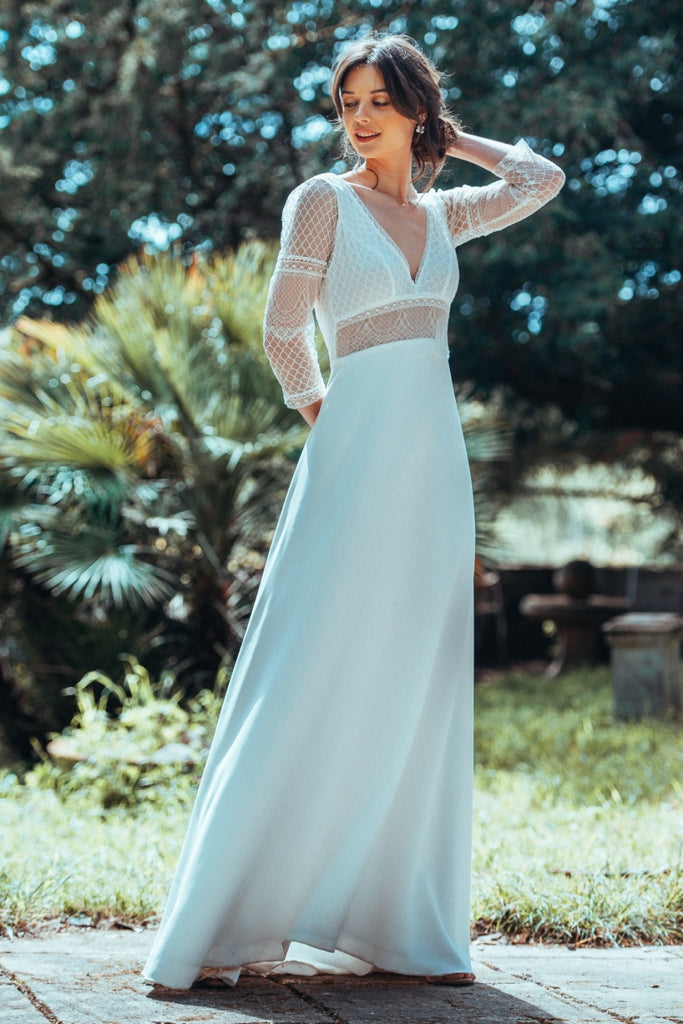 Robe de mariée elsa gary clearance